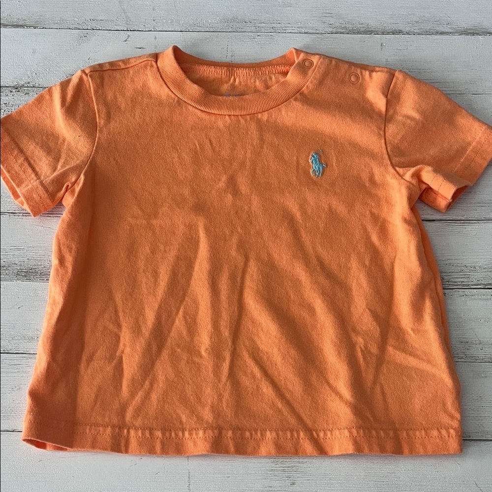 Ralph Lauren Baby T-Shirt in Orange